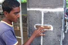 Conservation works at the Aapravasi Ghat 2009
