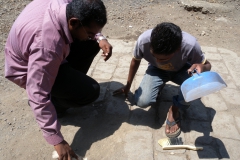 Archaeological excavations at the Aapravasi Ghat