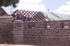 Shingle roof at the Aapravasi Ghat